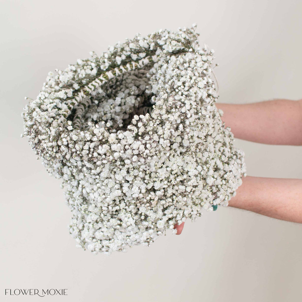 White Baby's Breath Flower Crown